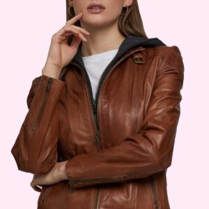 Brown Soho Women's Leather Jacket