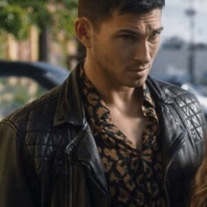 Driven Tos The Edge Robert Scott Wilson Black Quilted Leather Jacket
