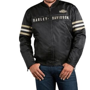 Harley Davidson Heritage Nylon Bomber Jacket