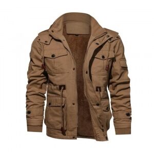 Menss Tactical Grizzly Armory Brown Jacket