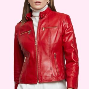 Red Alexa Women's Leather Jacket