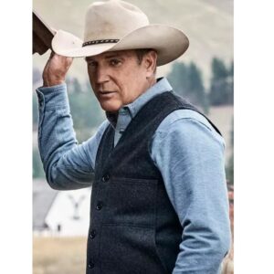 Yellowstone John Dutton Grey Vest