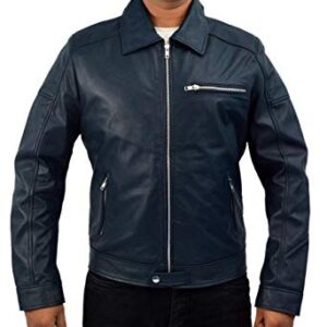 Fh Mens Synthetic Leather Zac Efron Jacket