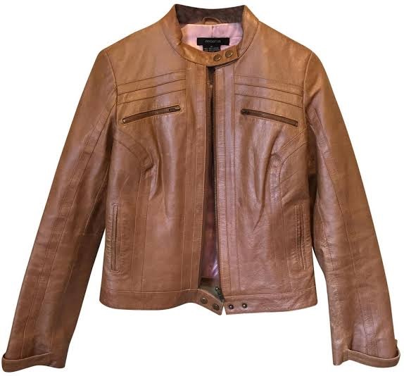Arden B Brown Leather Jacket