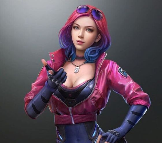 Cyberpunk Kira Madroxx Pink Cropped Jacket