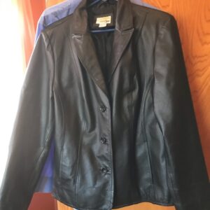 East 5th Black Leather Jacket