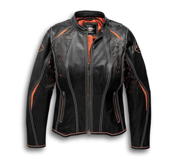 Harley Davidson Perforated With Coolcore Technology Leather Jacket