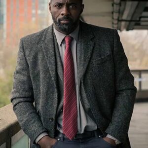 Idris Elba Luther Wool Coat