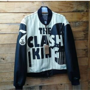Kadoya The Clash King K's Leather Stadium Bomber Jacket