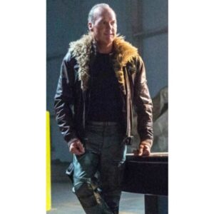 Michael Keaton Spiderman Homecoming Vulture Leather Jacket