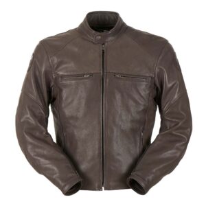furygan vince hunt brown leather jacket