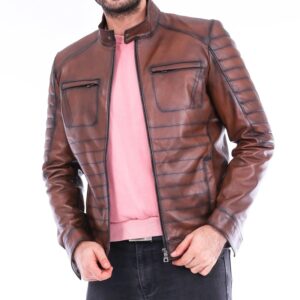 Daniel Brown Leather Jacket