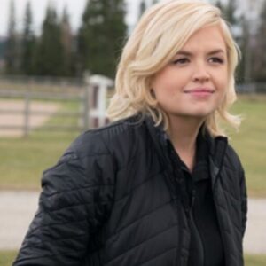 Heartland Jessica Amlee Black Quilted Jacket.