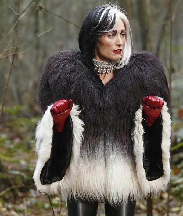 Once Upon A Time Cruella Deville Fur Jacket