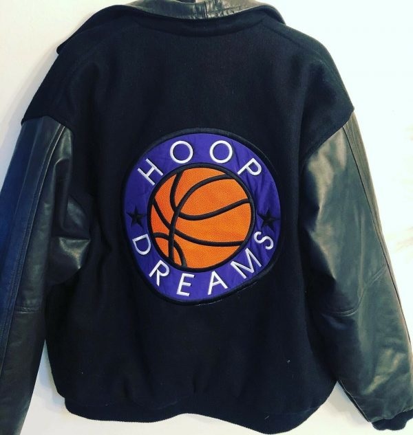 Vintage Hoop Dreams Black Varsity Wool Jacket