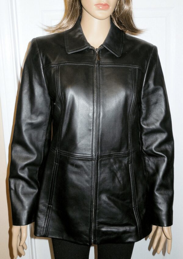 Vintage Valerie Stevens Black Leather Jacket