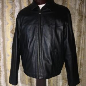 Wilsons M.julian Black Leather Jacket .