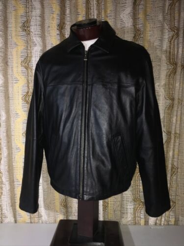 Wilsons M.julian Black Leather Jacket .