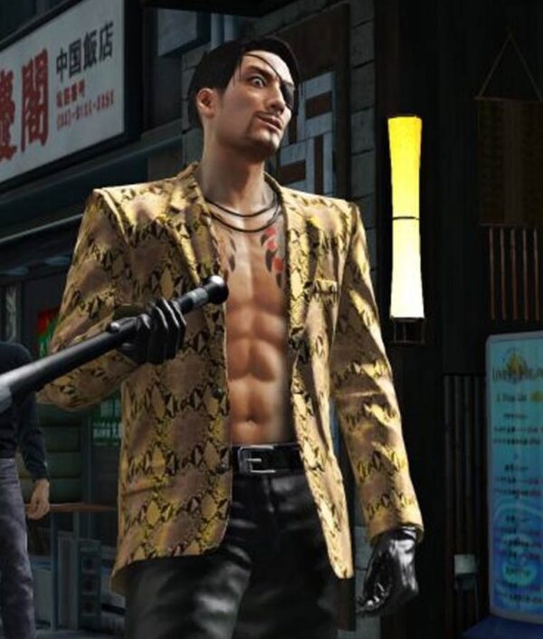 Yakuza Like A Dragon Goro Majima Snakeskin Jacket