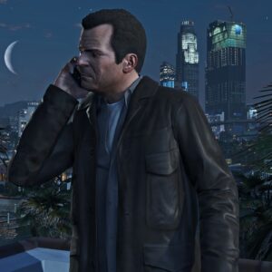 Grand Theft Auto V Michael Leather Jacket
