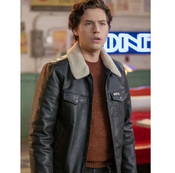 Riverdale Season 6 Jughead Jones Sherpa Leather Jacket