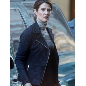 Spiderman Far From Home Maria Hill Suede Leather Jacket