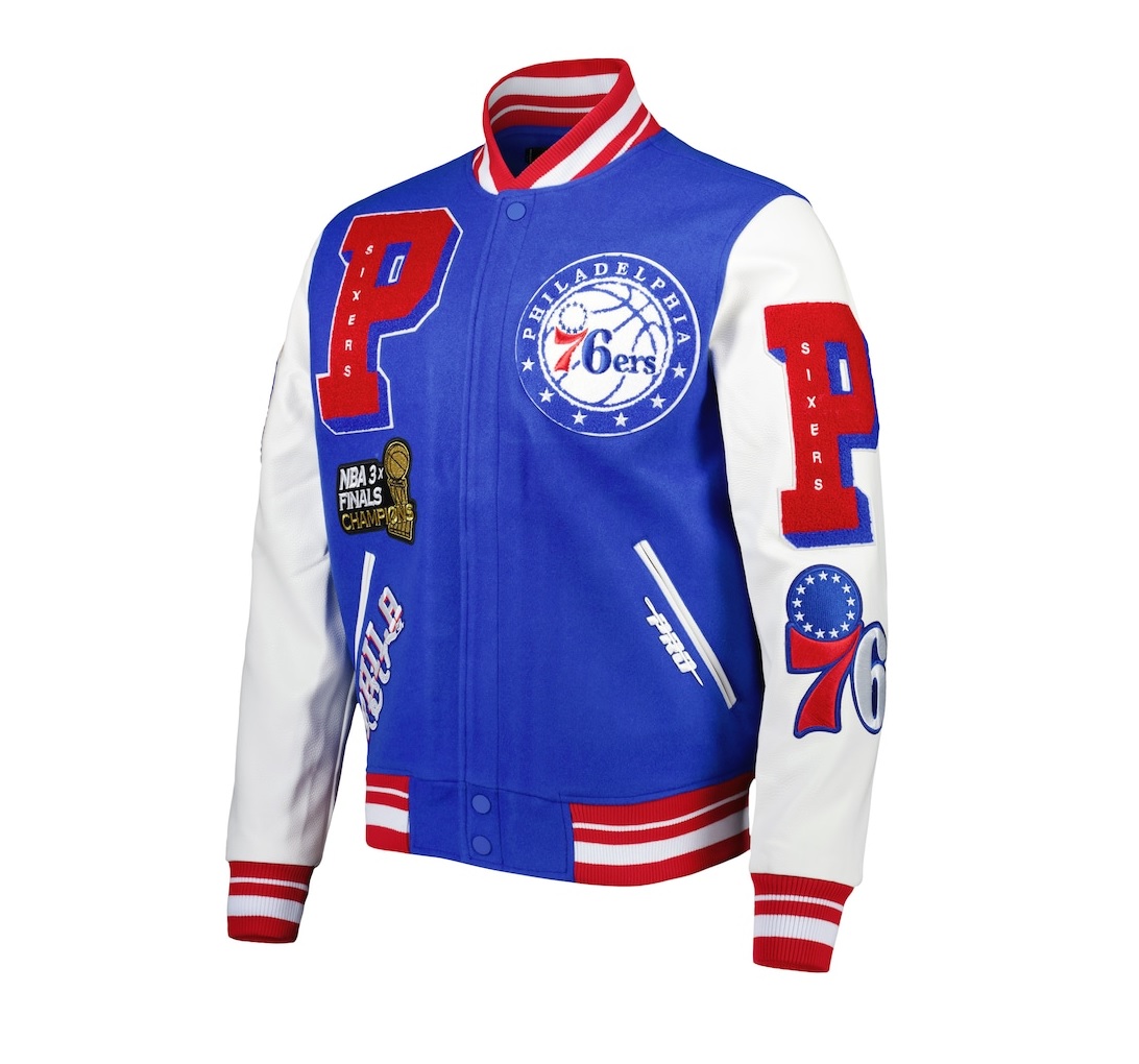 Philadelphia 76ers Pro Standard Royal Varsity Jacket