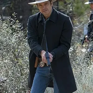 Justified Raylan Givens Timothy Olyphant Trench Coat