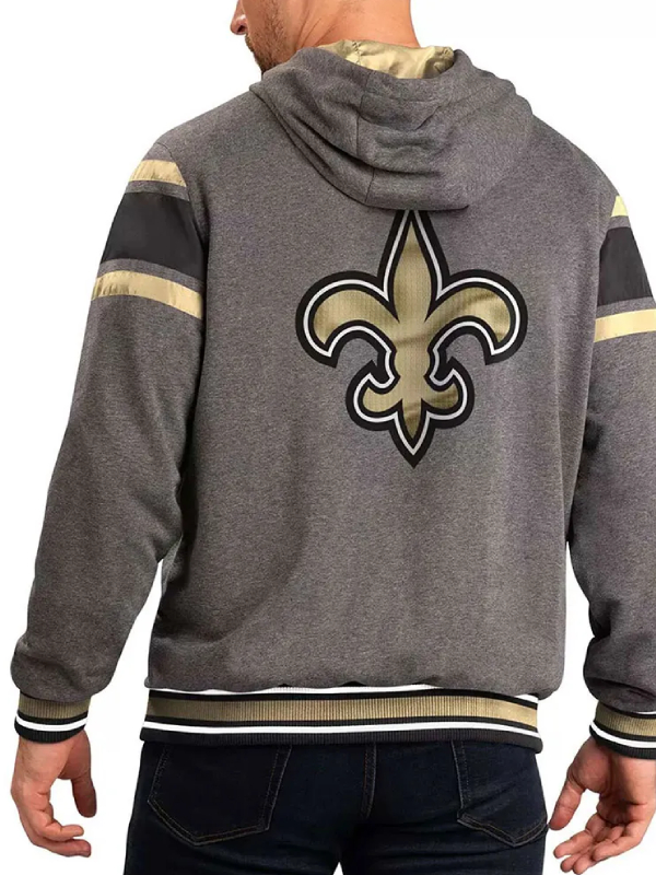 New Orleans Saints Extreme Gray Hoodie
