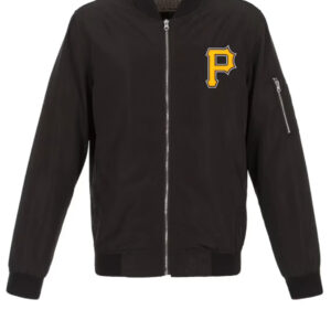 Pittsburgh Pirates Bomber Lightweight Nylon Jacket
