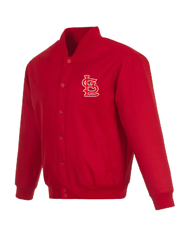 Poly-twill St. Louis Cardinals Red Jacket