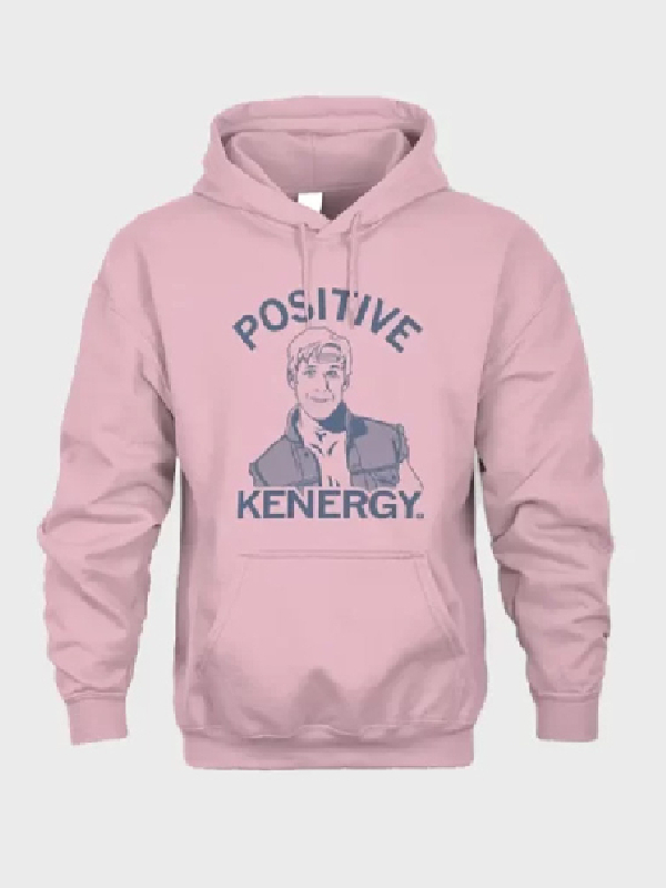 Positive Kenergy Ryan Gosling Pink Hoodie