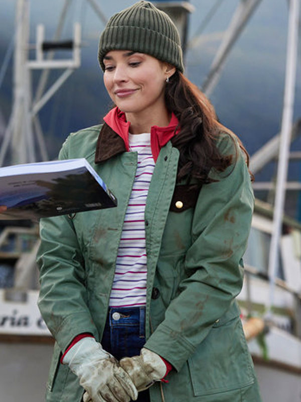 A Picture Of Her Rhiannon Fish Green Jacket