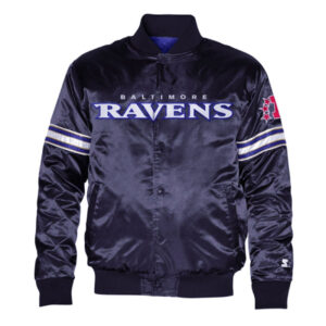 Baltimore Ravens Navy Pick And Roll Jacket
