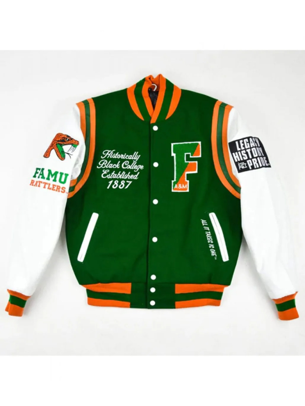 Florida A&M University Motto 2.0 Letterman Jacket