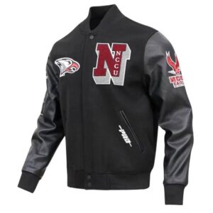 North Carolina Central Eagles Black Varsity Jacket