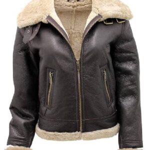 B3 Ginger Brown Women's Leather Jacket